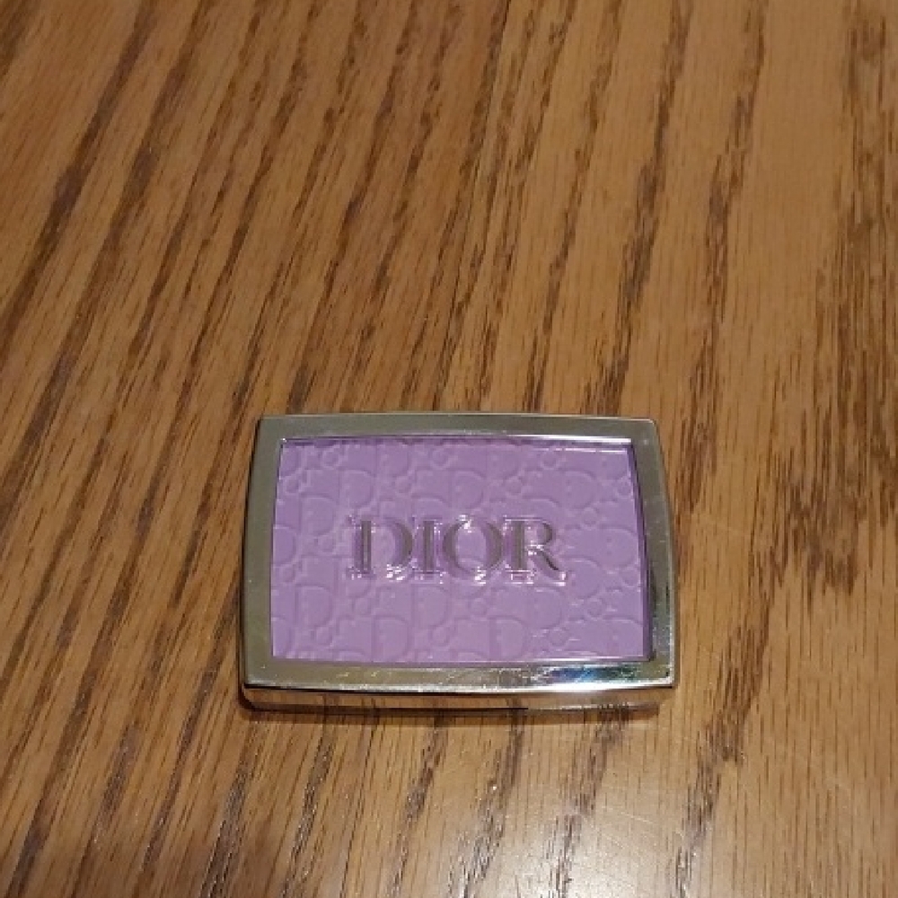 Dior Lavender Compact with Silver Frame